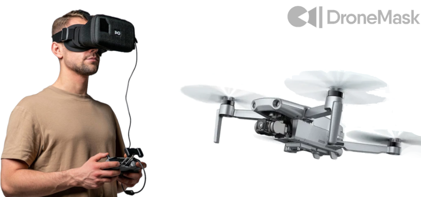 Dronemask 2 et Hubsan Zino Mini Pro